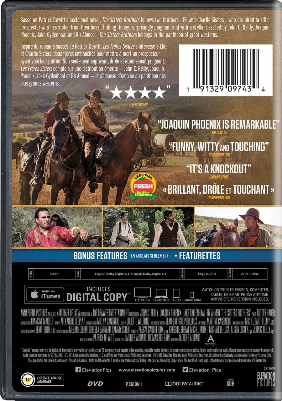 The Sisters Brothers - DVD + Digital [DVD]
