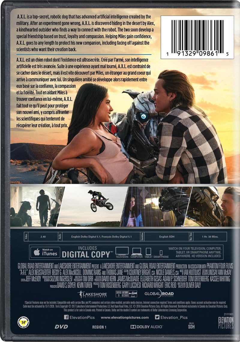 A.X.L. - DVD + Digital [DVD]