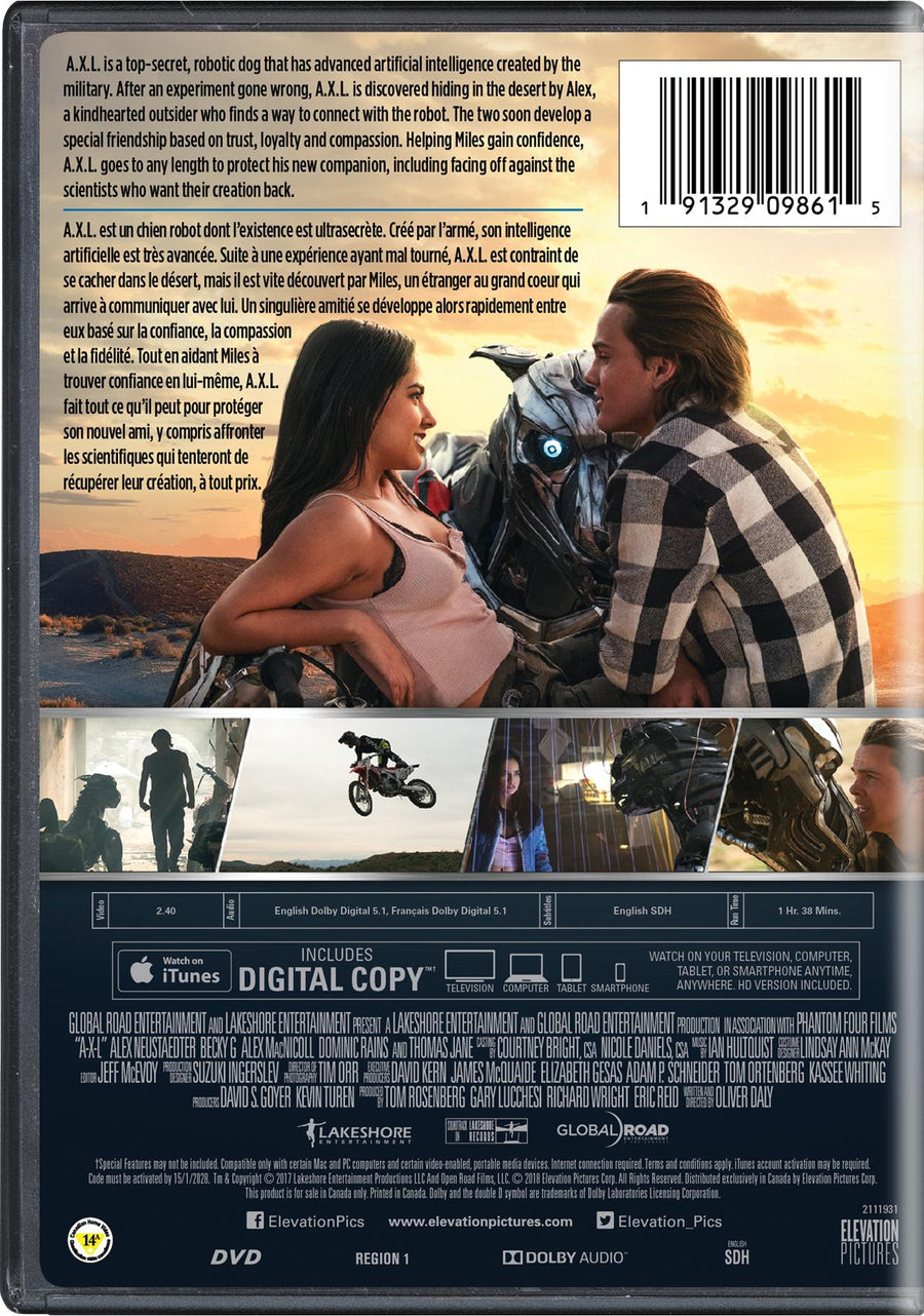 A.X.L. - DVD + Digital [DVD]