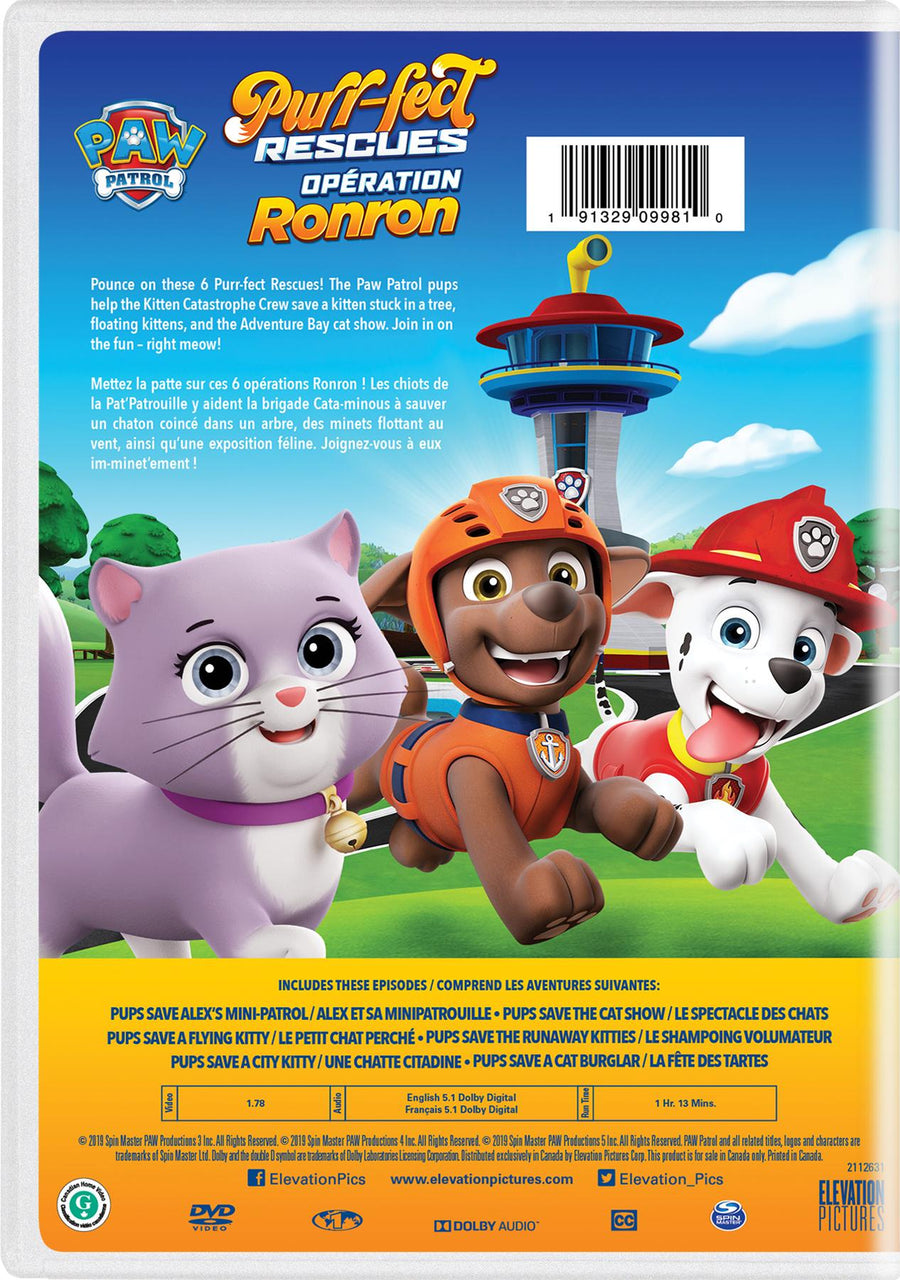 PAW Patrol: Purr-fect Rescues [DVD]