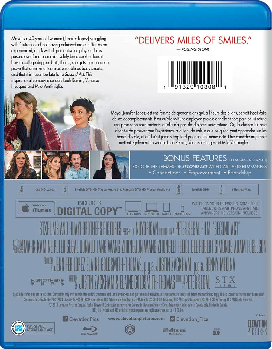 Second Act - Blu-ray + Digital [Blu-Ray]