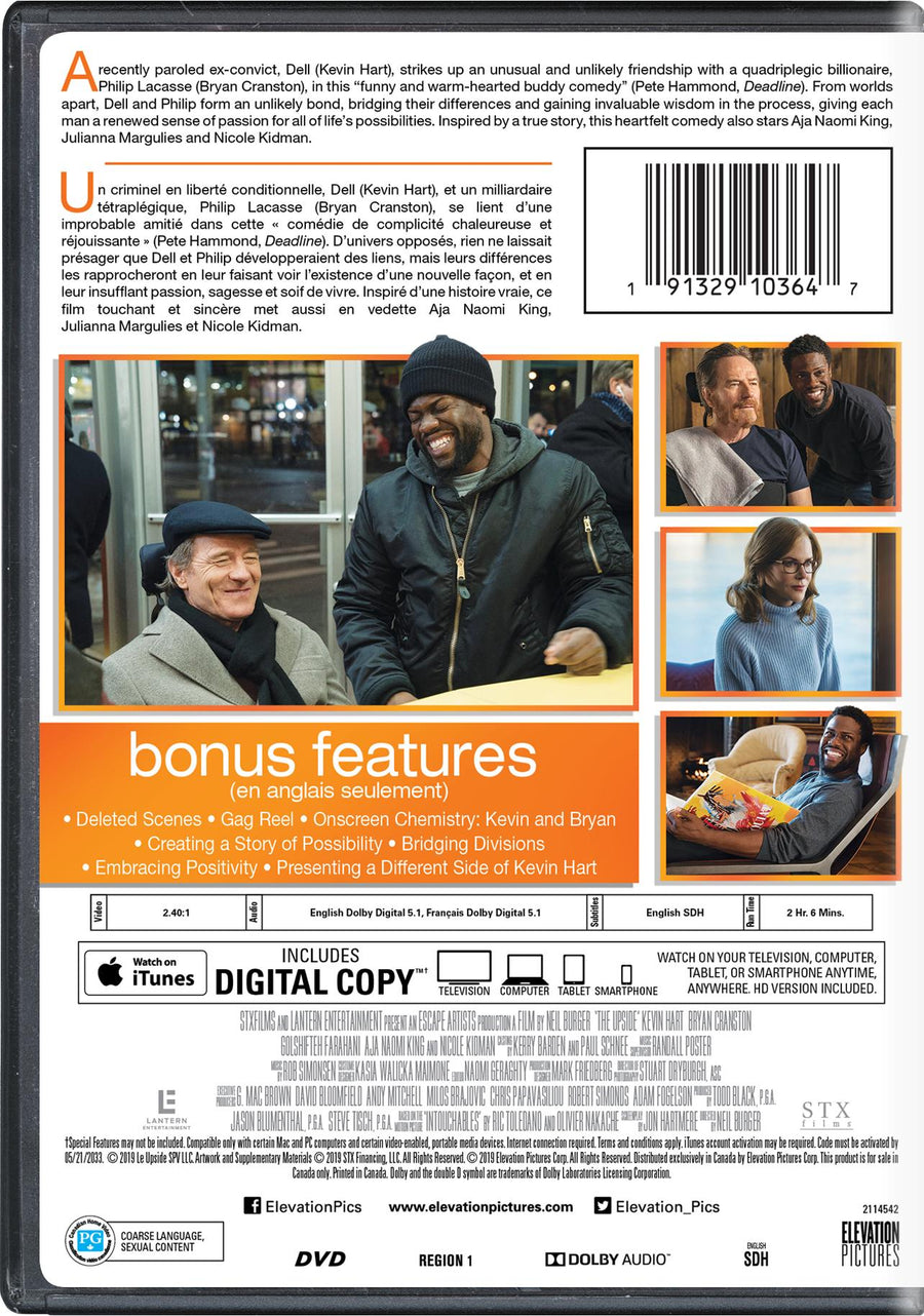 The Upside - DVD + Digital [DVD]