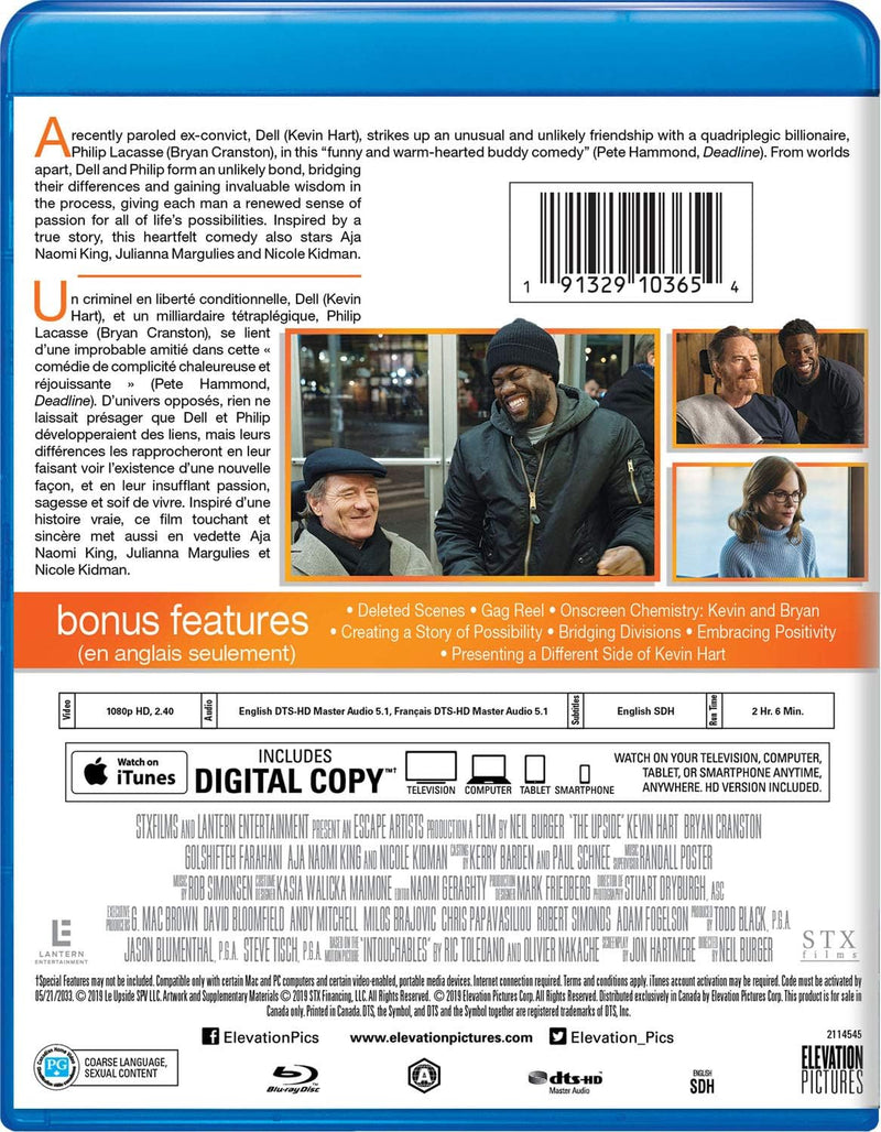 The Upside - Blu-ray + Digital [Blu-Ray]
