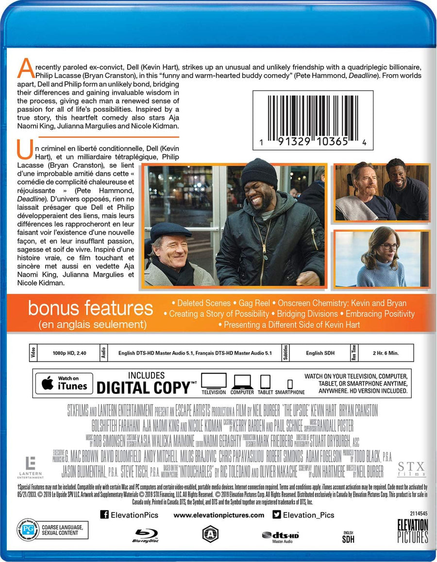 The Upside - Blu-ray + Digital [Blu-Ray]