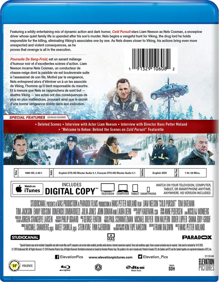 Cold Pursuit - Blu-ray + Digital [Blu-Ray]