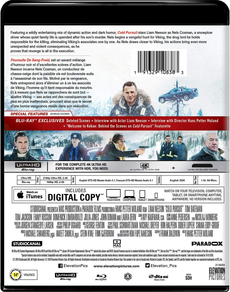 Cold Pursuit - 4K Ultra HD + Blu-ray + Digital [UHD]