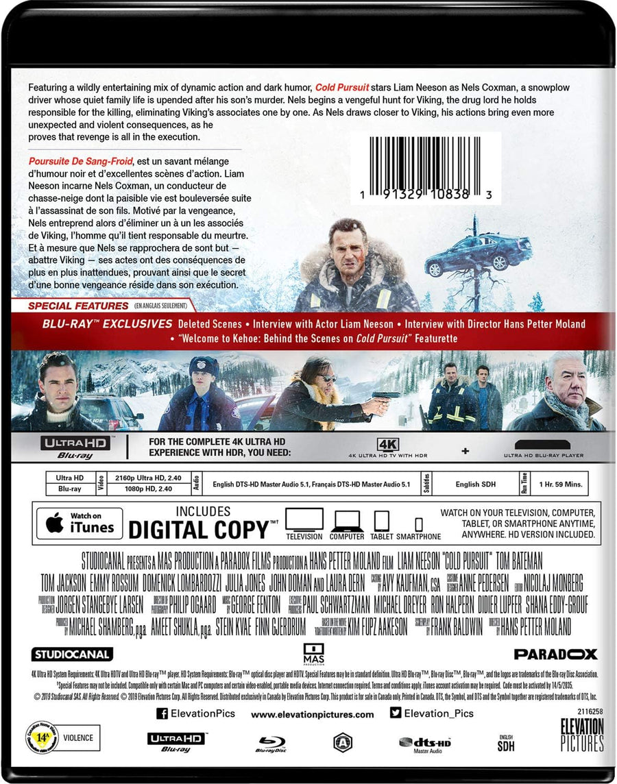 Cold Pursuit - 4K Ultra HD + Blu-ray + Digital [UHD]