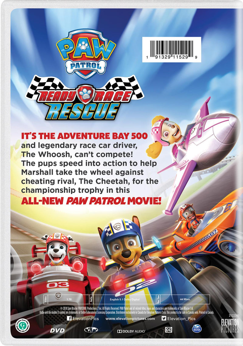 PAW Patrol: Ready, Race, Rescue! [DVD]