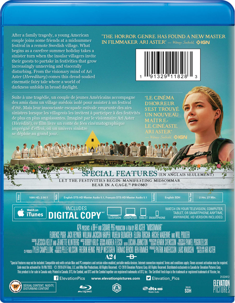 Midsommar - Blu-ray + Digital [Blu-Ray]
