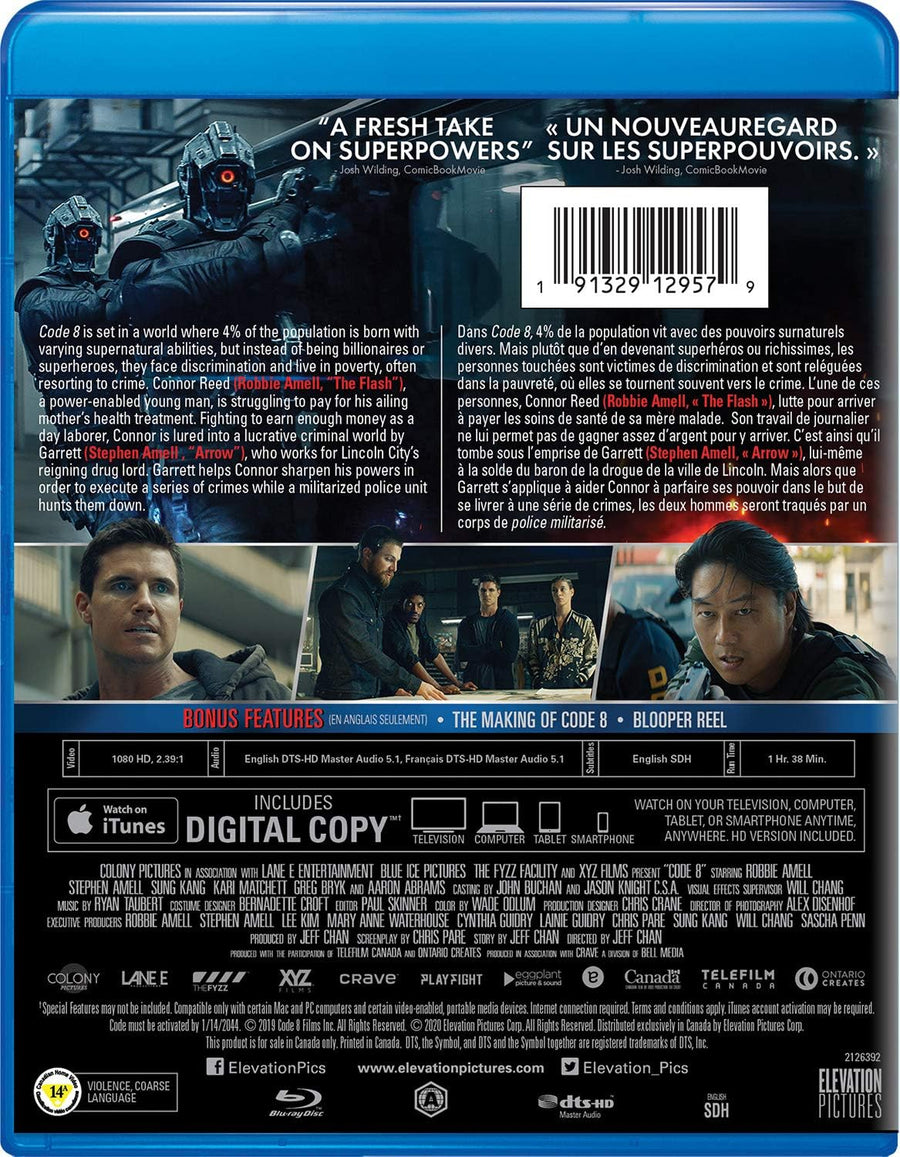 Code 8 - Blu-ray + Digital [Blu-Ray]