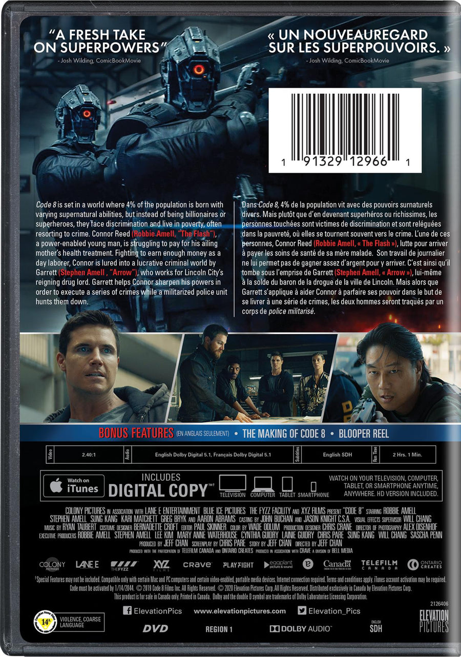 Code 8 - DVD + Digital [DVD]