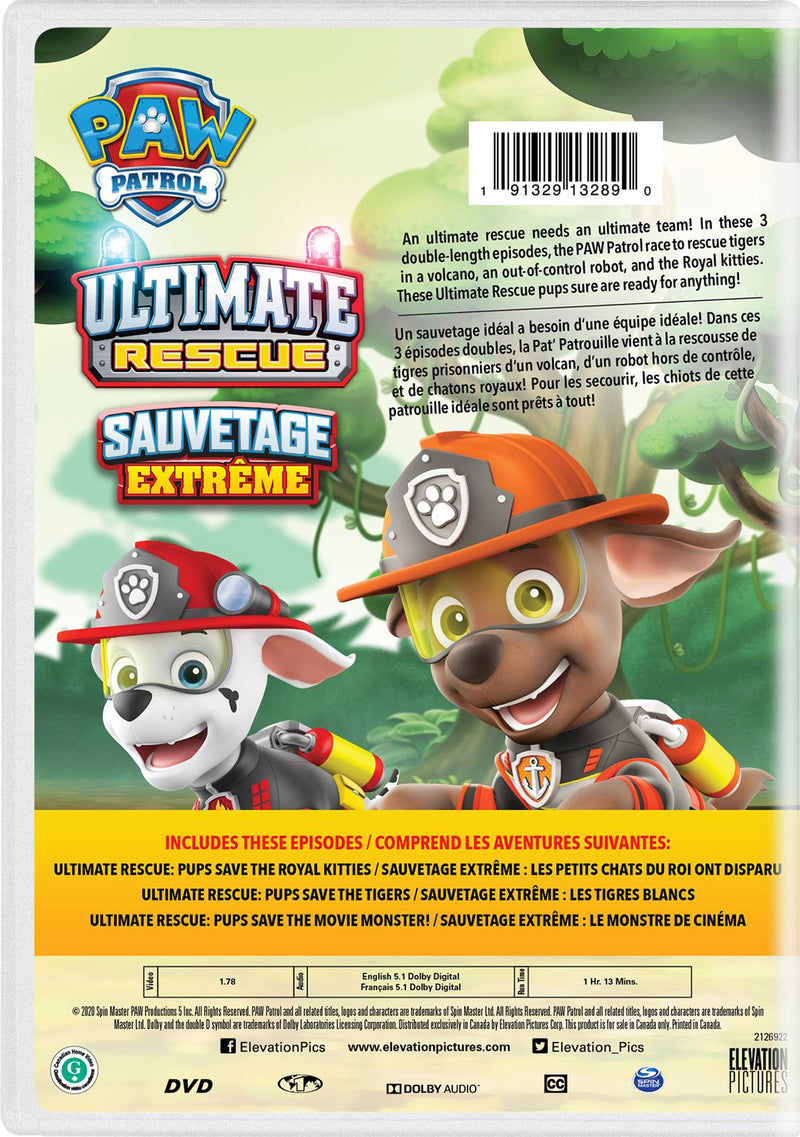 PAW Patrol: Ultimate Rescue [DVD]