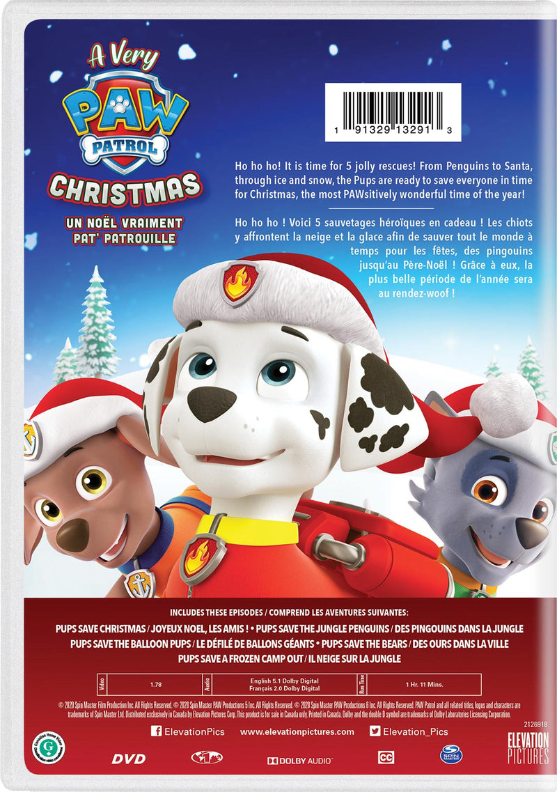 PAW Patrol: A Very PAW Patrol Christmas [DVD]