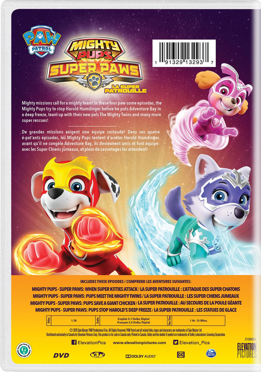PAW Patrol: Mighty Pups - Super Paws [DVD]