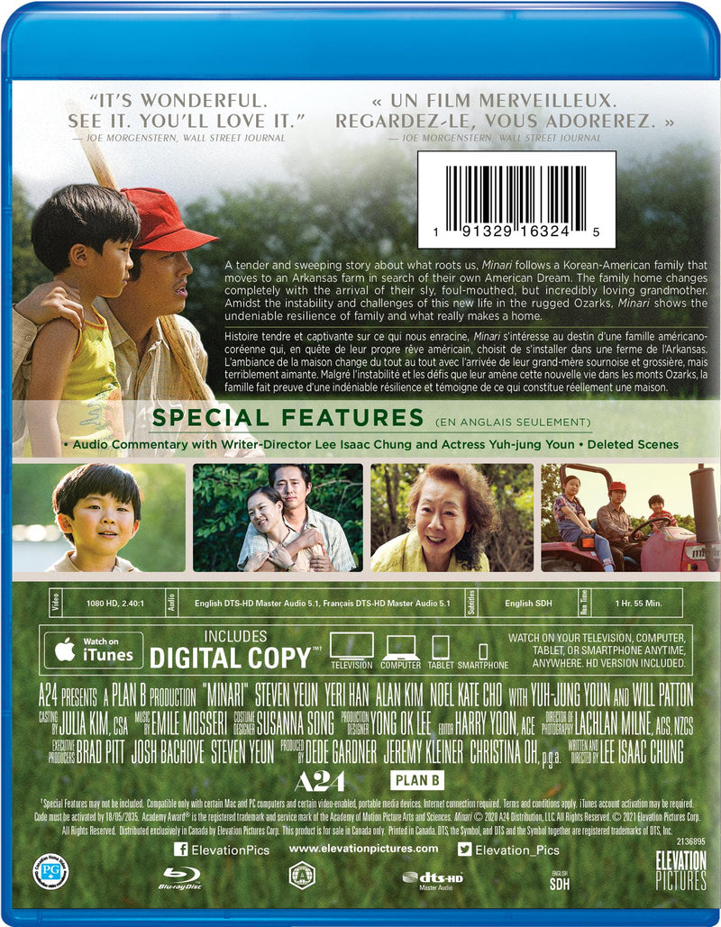 Minari - Blu-ray + Digital [Blu-Ray]
