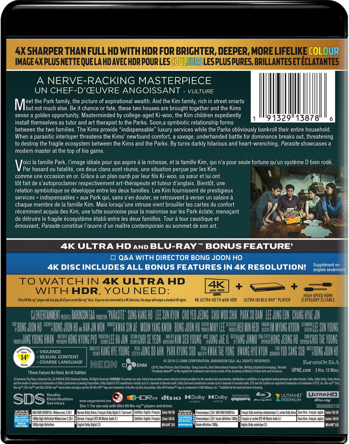 Parasite (4K Ultra HD + Blu-ray) [UHD]