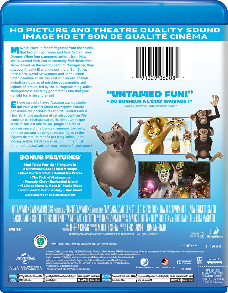 Madagascar [Blu-Ray]
