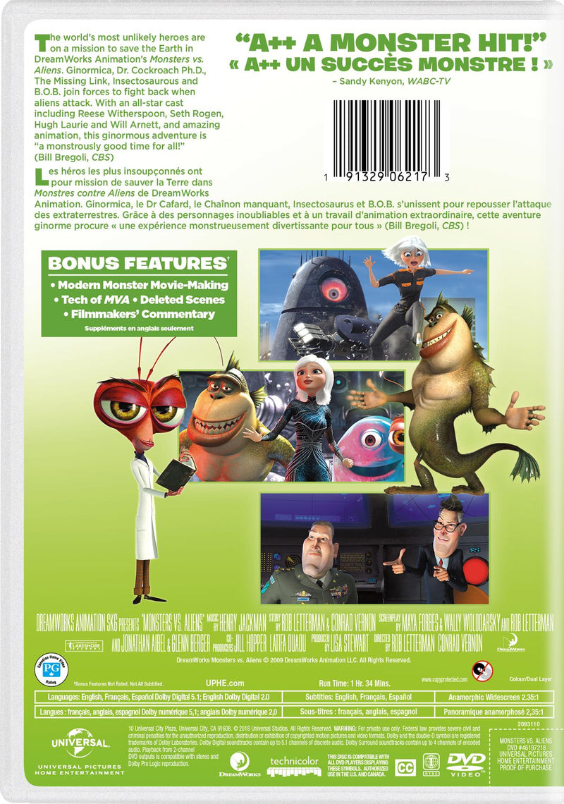 Monsters vs. Aliens [DVD]
