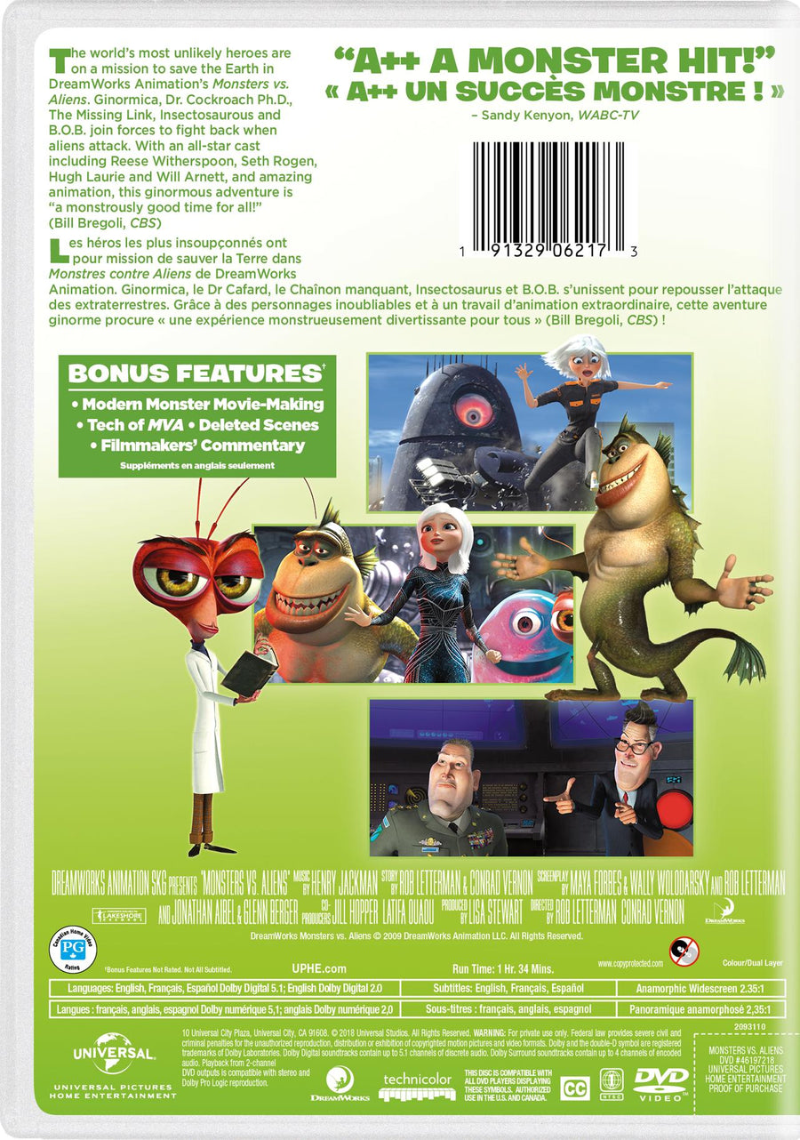Monsters vs. Aliens [DVD]