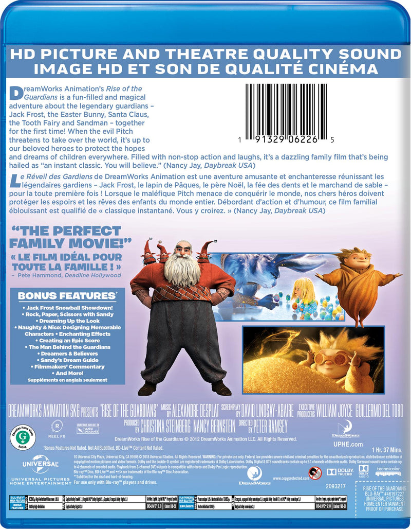 Rise of the Guardians [Blu-Ray]