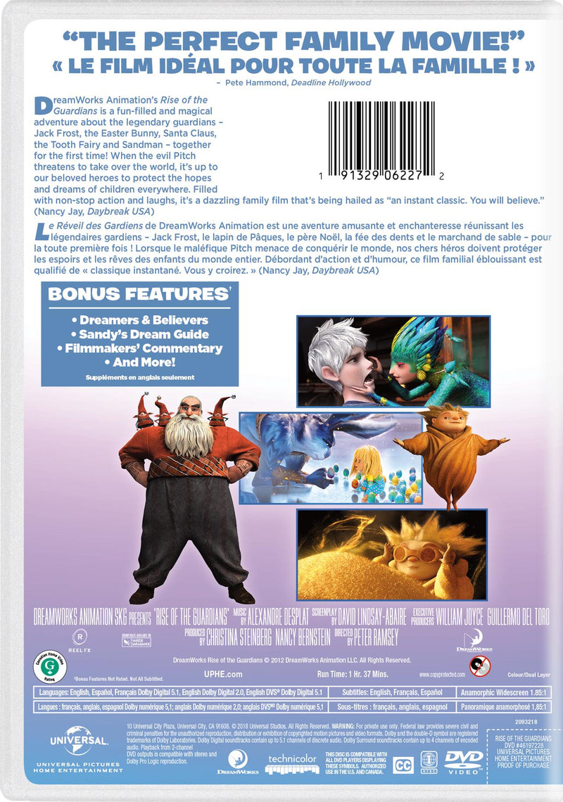Rise of the Guardians [DVD]