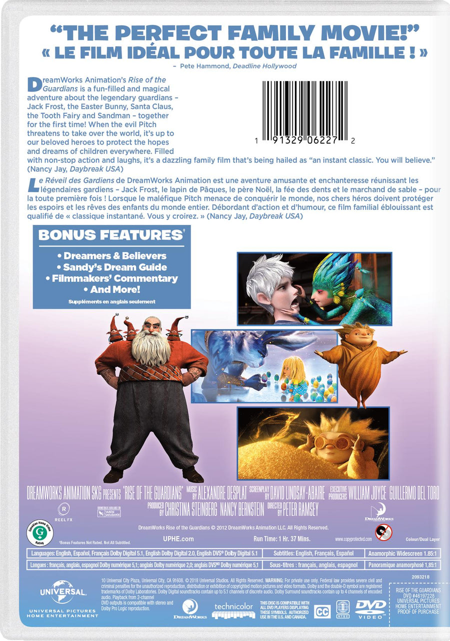Rise of the Guardians [DVD]