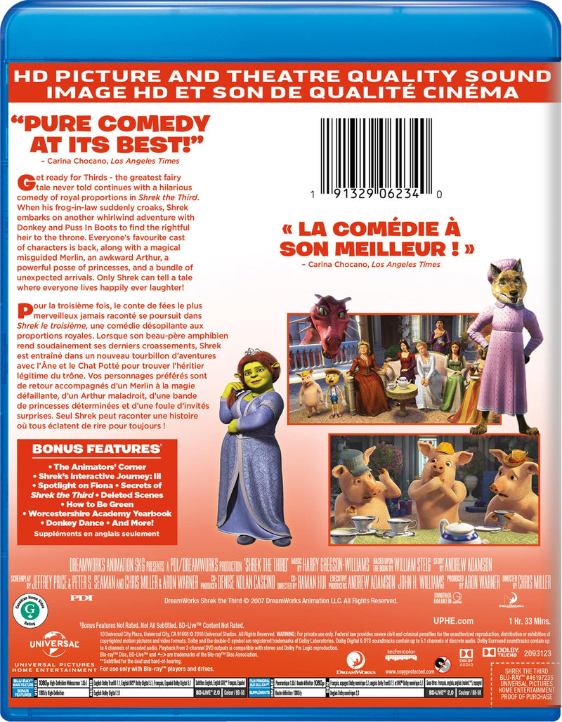 Shrek the Third [Blu-Ray]