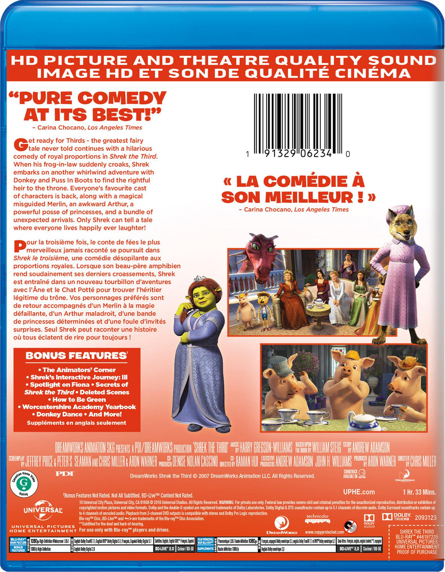 Shrek the Third [Blu-Ray]