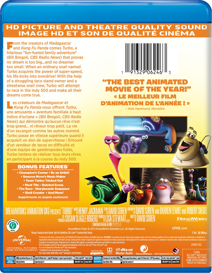 Turbo [Blu-Ray]