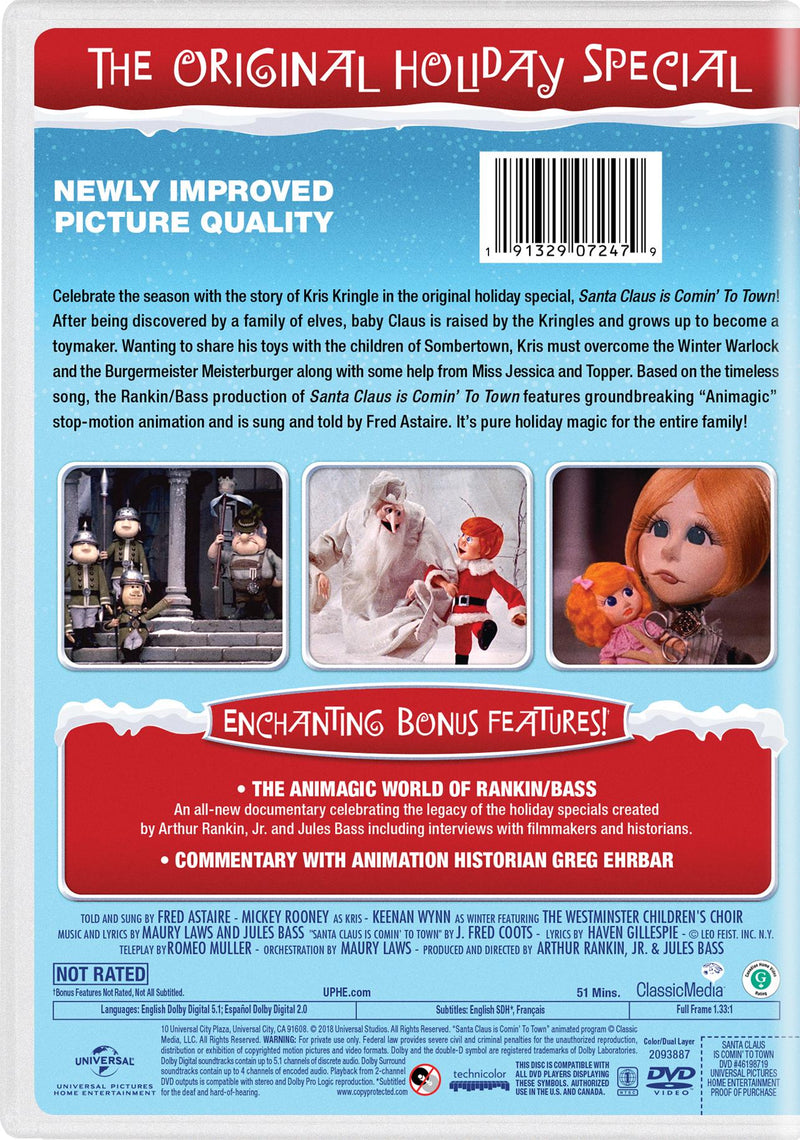 Santa Claus Is Comin' to Town [DVD]