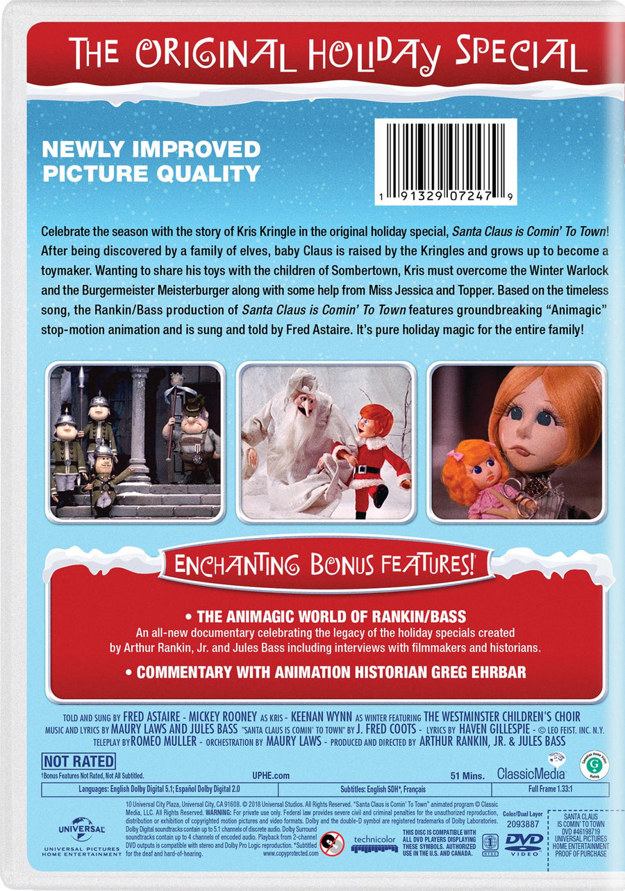 Santa Claus Is Comin' to Town [DVD]