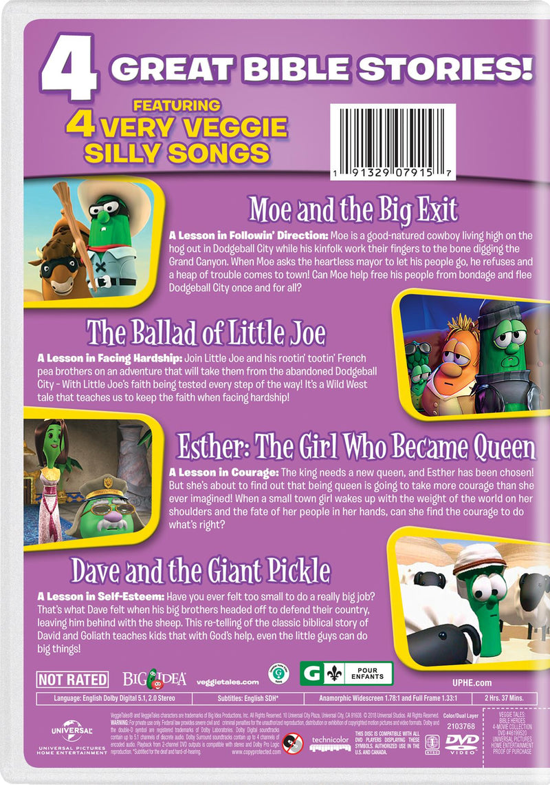 VeggieTales: Bible Heroes 4-Movie Collection [DVD]