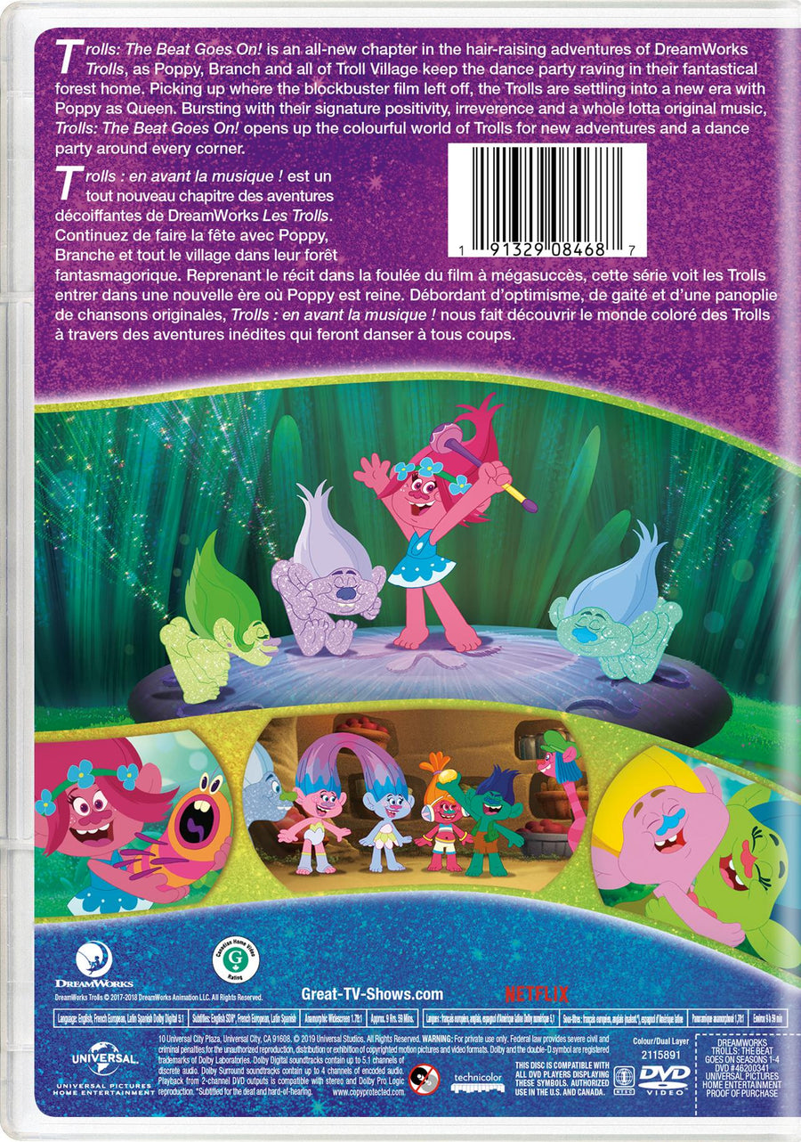 Trolls: The Beat Goes On! - Seasons 1 - 4 [DVD]
