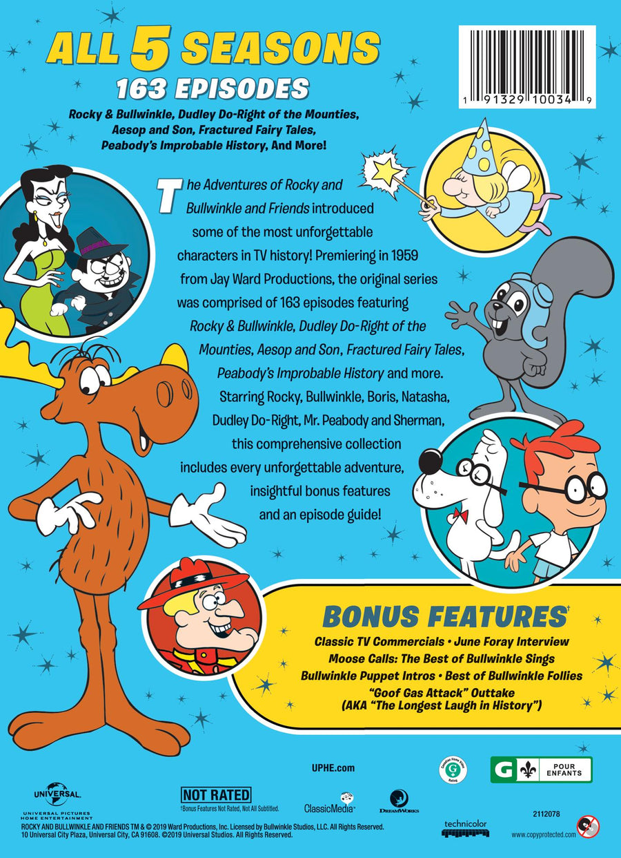 The Adventures of Rocky and Bullwinkle and Friends: The Complete Series [DVD]