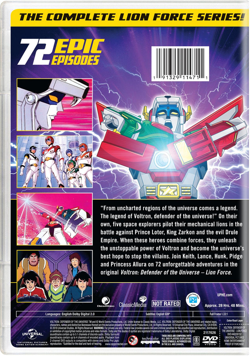 Voltron: Defender of the Universe - Lion Force [DVD]