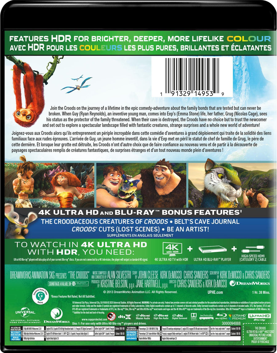 The Croods (4K Ultra HD + Blu-ray) [UHD]