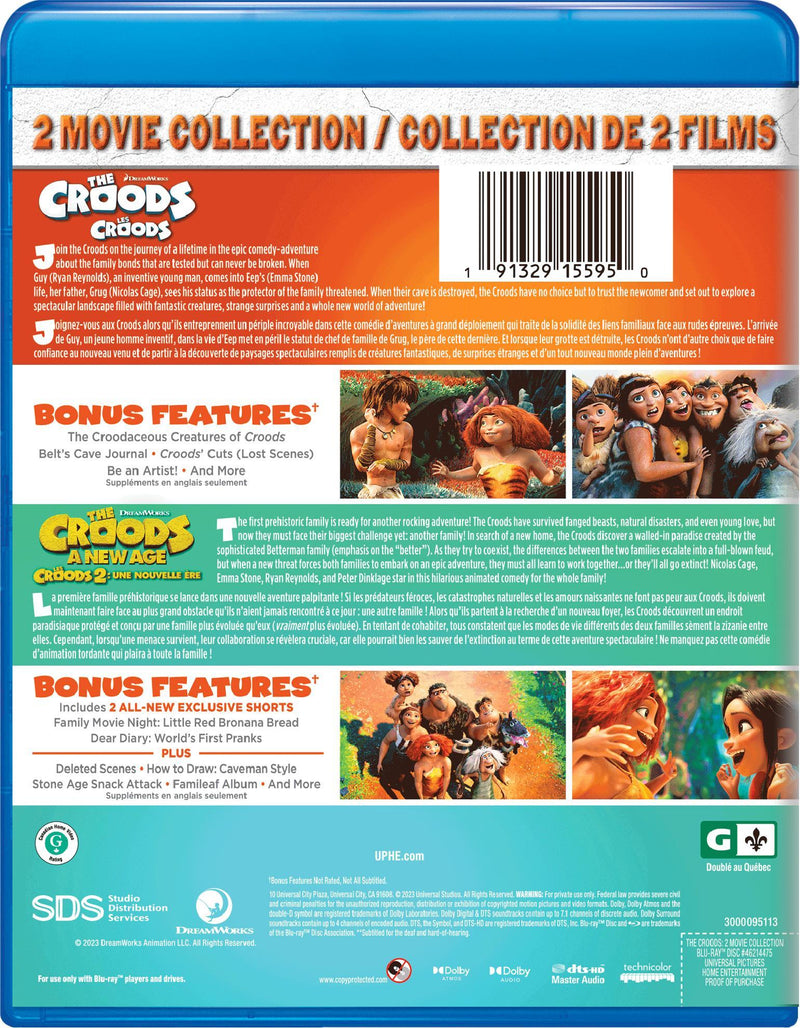 The Croods 2-Movie Collection [Blu-Ray]