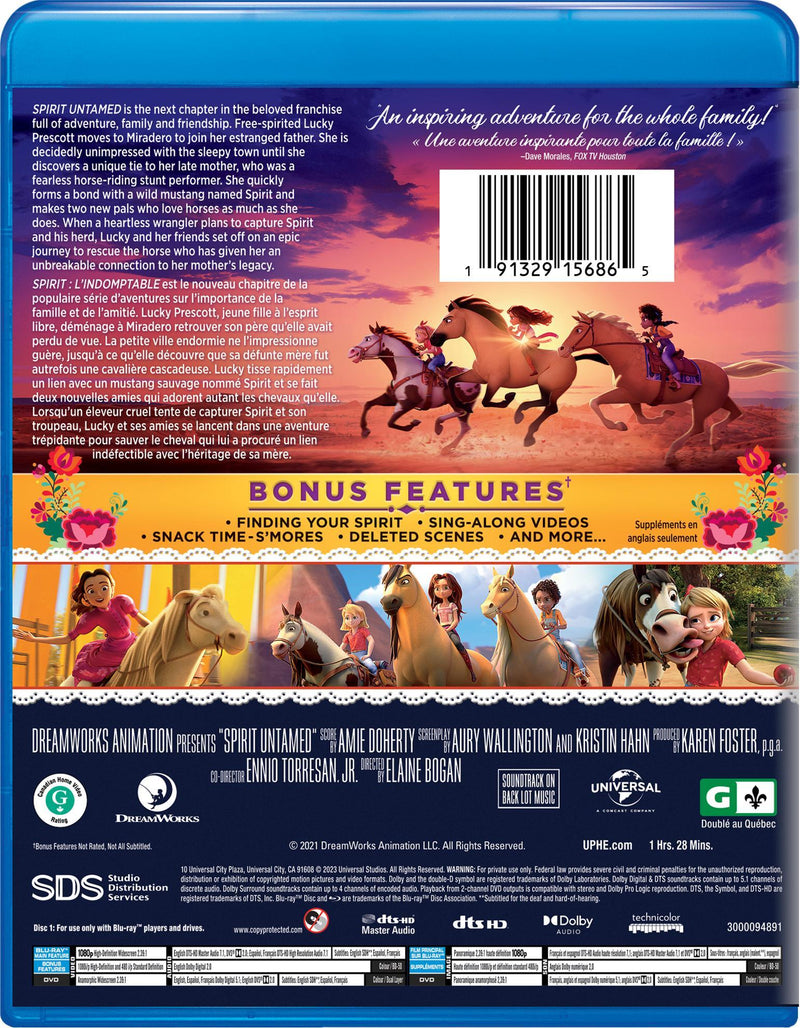 Spirit Untamed: The Movie (Blu-ray + DVD) [Blu-Ray]