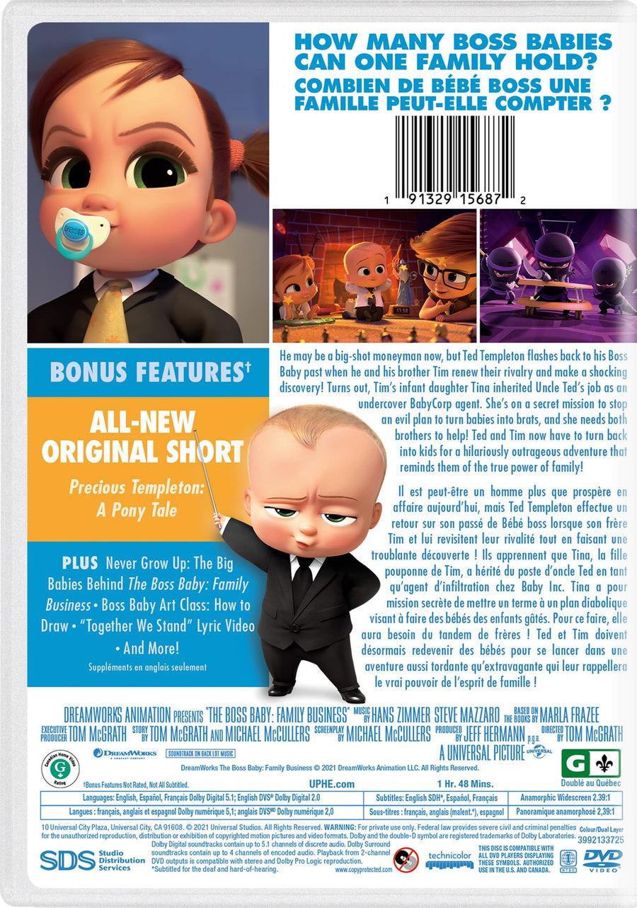 The Boss Baby: Family Business [DVD]