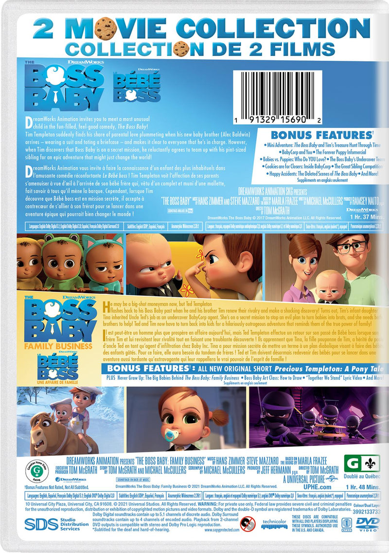 The Boss Baby 2-Movie Collection [DVD]