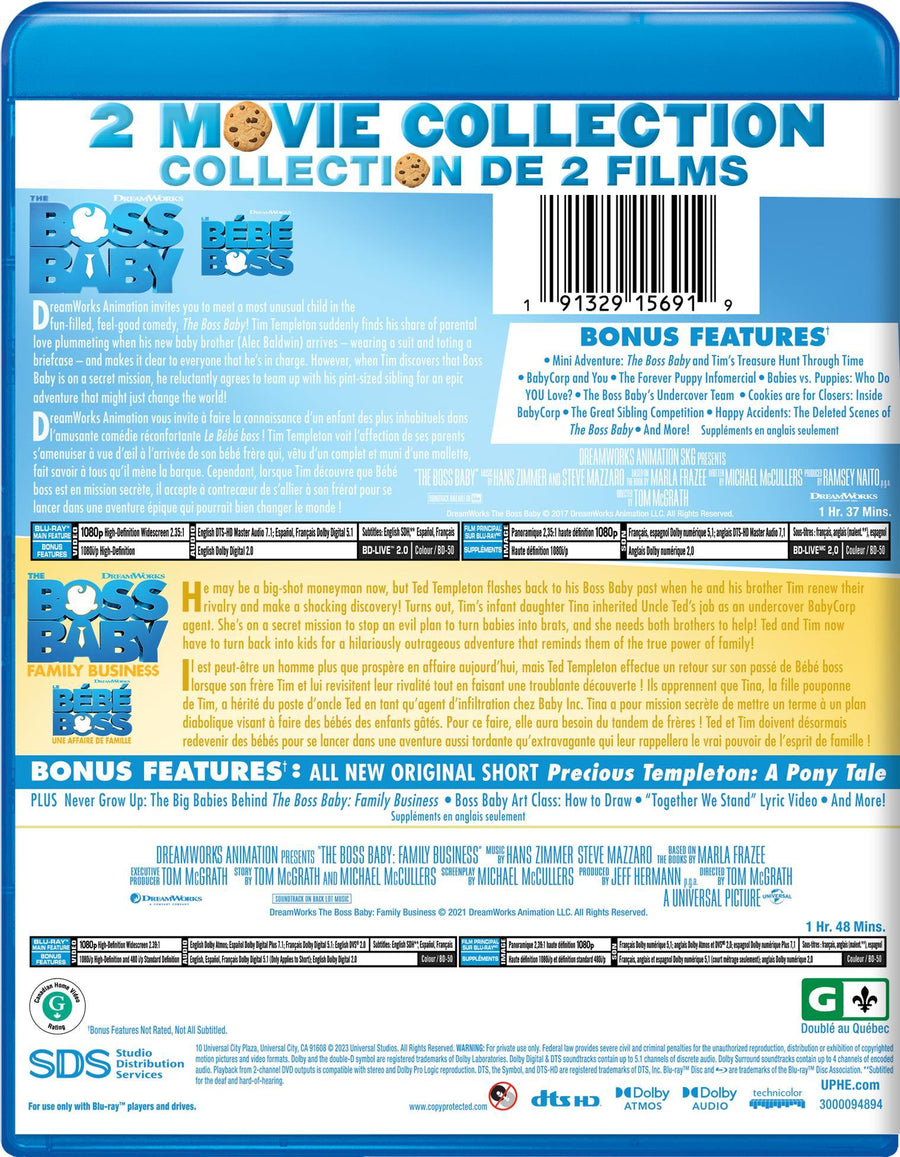 The Boss Baby 2-Movie Collection [Blu-Ray]