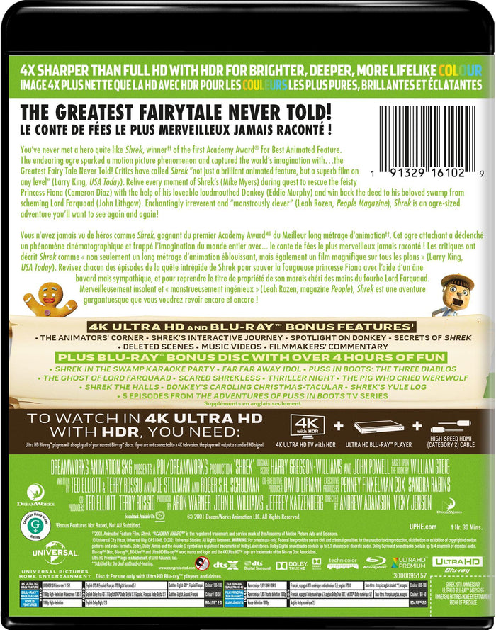 Shrek (4K Ultra HD + Blu-ray) [UHD]