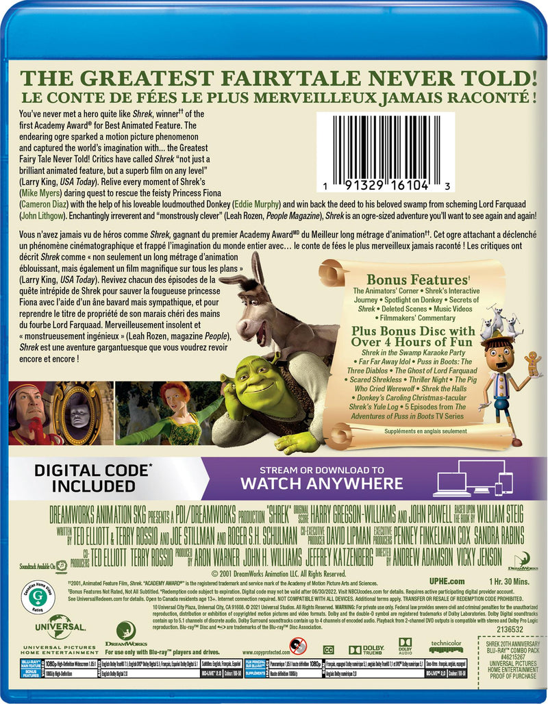 Shrek (Blu-ray) [Blu-Ray]