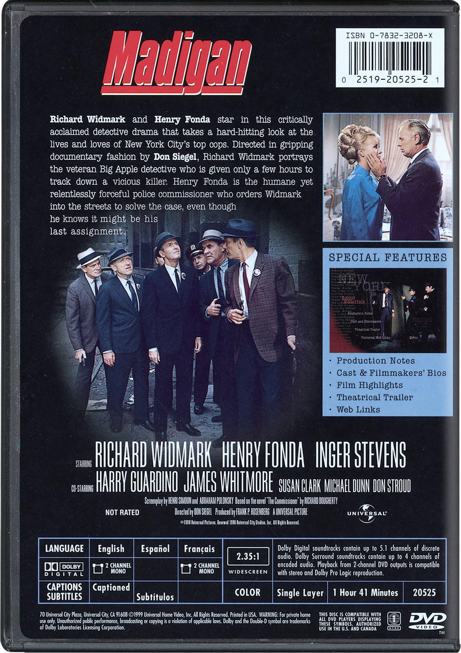Madigan [DVD]