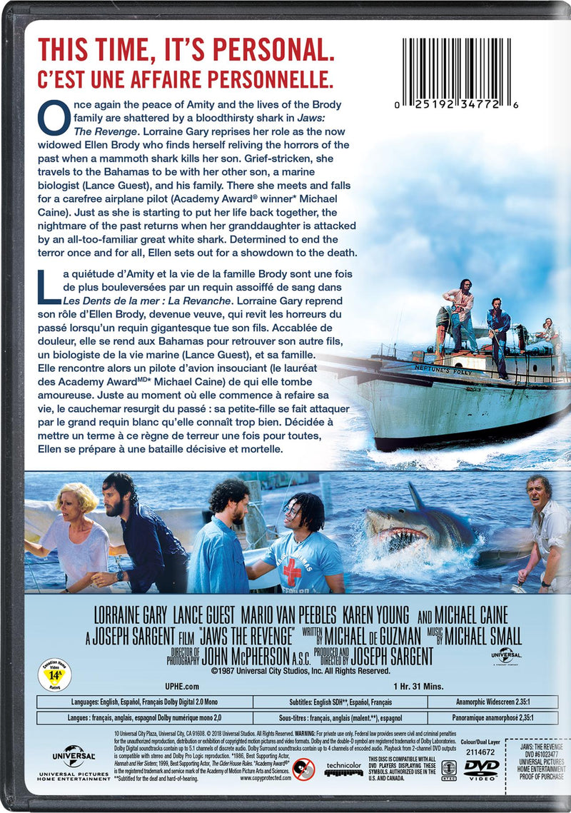 Jaws 4 - The Revenge [DVD]