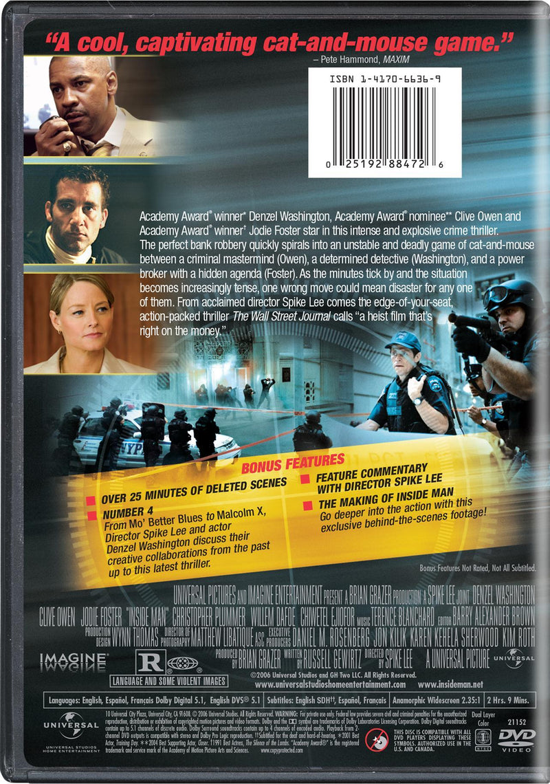 Inside Man [DVD]