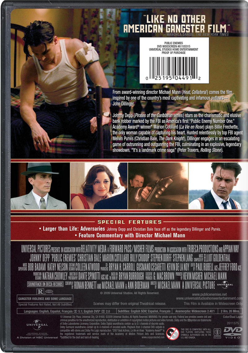 Public Enemies [DVD]