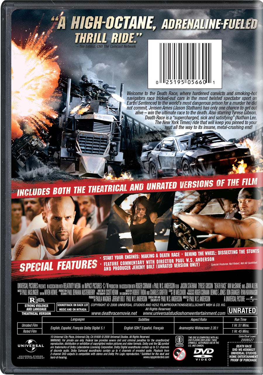 Death Race [DVD]