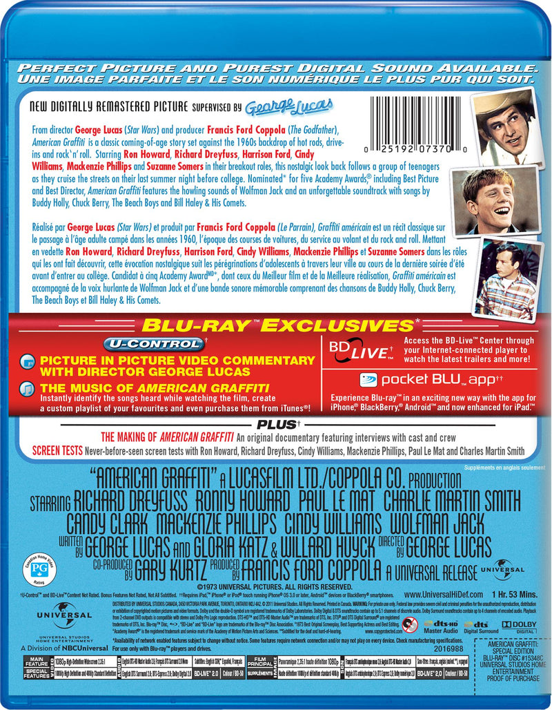 American Graffiti (Special Edition) [Blu-ray]