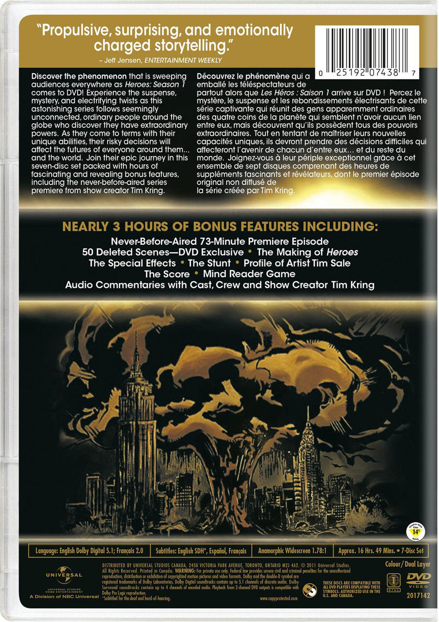 Heroes: Season 1 [DVD]